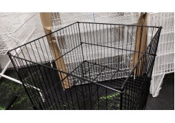 Корзина розкладна 60х60х80см (чорна)